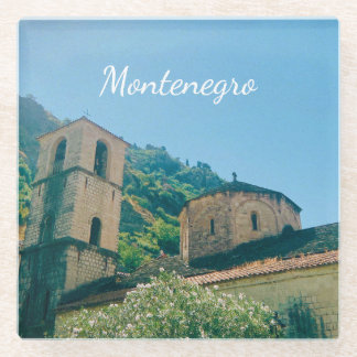 Kotor, Montenegro - Travel Souvenir Glazen Onderzetter