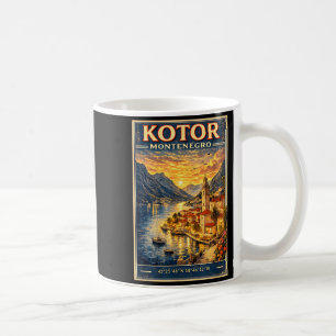 Kotor Montenegro Vakantie Kotor Baai Reis naar Koffiemok