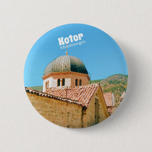 Kotor - reizen door Montenegro fotografie Ronde Button 5,7 Cm
