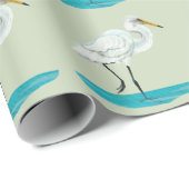 Kotuku Witte reiger Cadeaupapier (Rol Hoek)