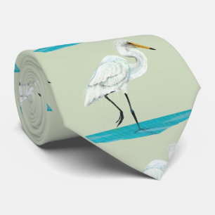 Kotuku Witte reiger Stropdas