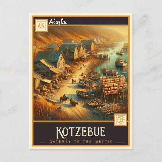 Kotzebue, Alaska |  BRIEFKAART (Voorkant)