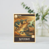 Kotzebue, Alaska | Carte postale Vintage (Debout devant)