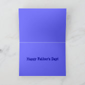 Kou uit - Vaderdag Kaart (Binnen)