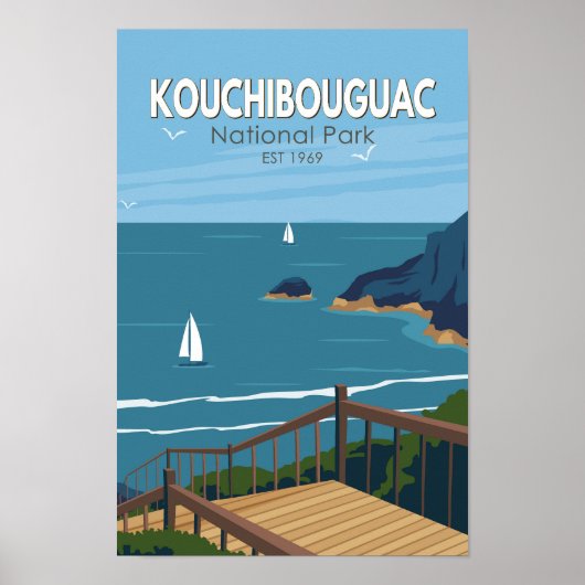 Kouchibouguac National Park Canada  kunst Poster (Voorkant)