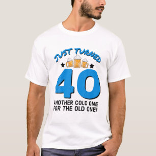 Koud 40 voor de oude 140e geboorte t-shirt