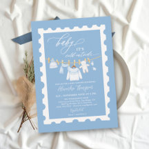 Koud buiten postzegel winter jongen baby shower
