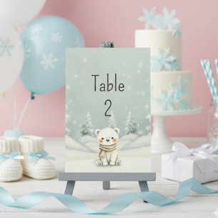 Koud buiten Winter Geslacht Neutrale Baby Shower  Kaart
