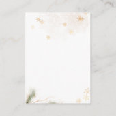 Koud Buiten Woodland Beer Winter Baby Boeken Informatiekaartje (Achterkant)