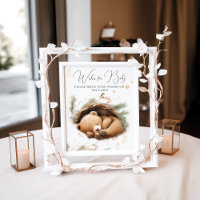 Koud Buiten Woodland Beer Winter Baby shower