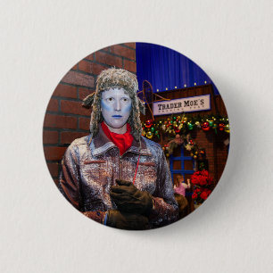 Koud-Button met verwarmde pincode Ronde Button 5,7 Cm