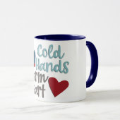 Koud Hands Warm Heart Mok (Voorkant rechts)