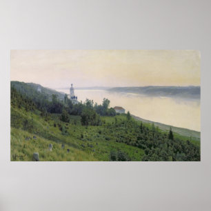 Koud landschap, 1889 poster