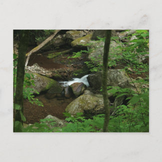 Koud water briefkaart