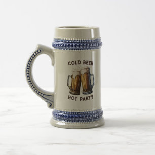 Koude bier Hot Party - Perfecte combinatie met twe Bierpul