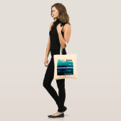 Koude Blauwe Zee Tote Bag (Voorkant (model))