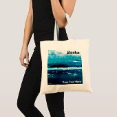 Koude Blauwe Zee Tote Bag (Voorkant (product))