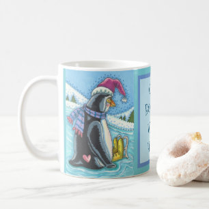 KOUDE BOTTOM WARM HEART, PENGUIN CHRISTMAS MOK