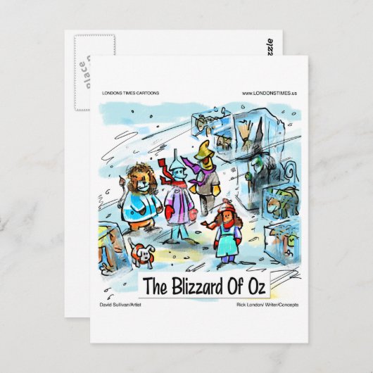 Koude dag in Oz Funny T - shirts Mokken Kaarten en (Voorkant / Achterkant)