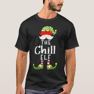 Koude Elfengroep Kerstmis Pyjama Feestje T-shirt