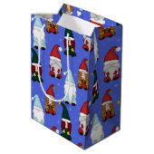 Koude Gnomies (Medium) Cadeautas (Achterkant Gekanteld)