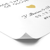 Koude handen Warm Hearts Weddenschap Ghandschoenen Poster (Hoek)