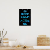 Koude KEEP KALM EN CHEER OP Posters (Keuken)