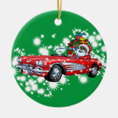 Koude kerst! Keramisch siermiddel Ornament (Voorkant)