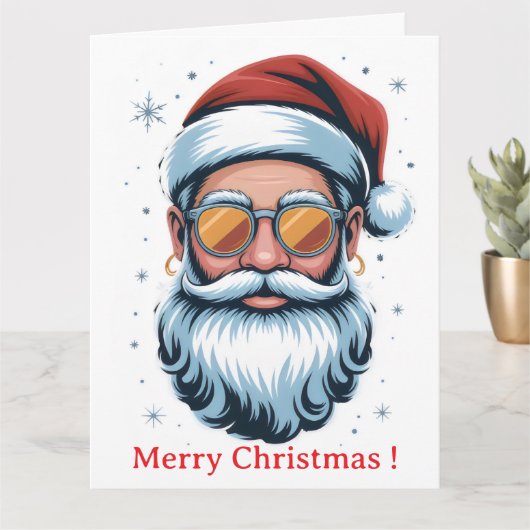 Koude Kerstman Kaart (Kleine Plant)