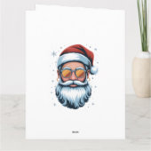 Koude Kerstman Kaart (Achterkant)