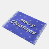 Koude Kerstmis 3D Deurmat (Schuin)