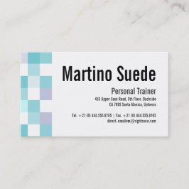 Koude moderne patroonlegante verse kaarten visitekaartje