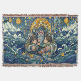 "Koude nacht, sterke armen" gooien deken