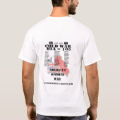 Koude Oorlog MIA Poster, polkveteranscouncil.org/c T-shirt (Achterkant)