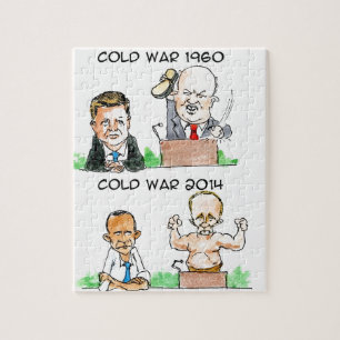 Koude Oorlogen van 1960 en 2014 Grappig Legpuzzel