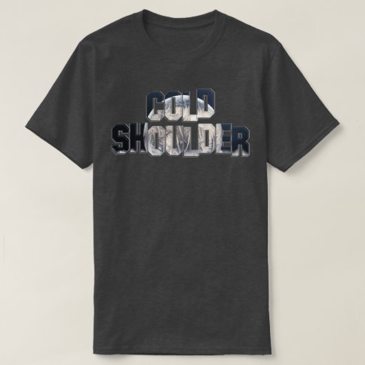 koude schouder t-shirt (Design voorkant)