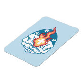 Koude verandering, het vuur van het geloof - Motiv Magneet (Linkerzijde)