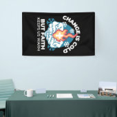 Koude verandering, het vuur van het geloof - Motiv Spandoek (Beurs)
