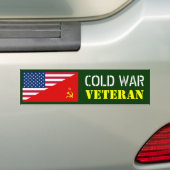 KOUDE WAR VETERAN BUMPERSTICKER (Op auto)