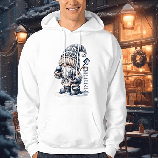 Koude Winter Gnome Unisex Pullover Hoodie