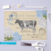  koudeblauw Briefkaart Weefpapier Tissuepapier (Craft)