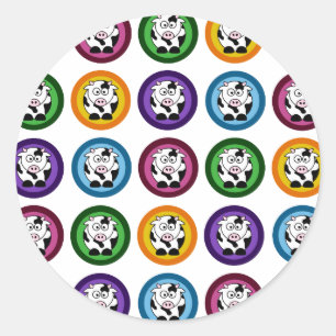 koudecirkels ronde sticker
