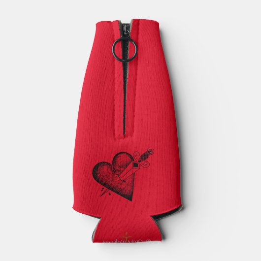 Kouder dan het hart van je exen flesjeskoeler (Achterkant)