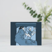 Koudfeet Briefkaart (Staand voorkant)