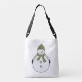 Koudsneeuwman Crossbody Tas (Achterkant)