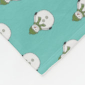 Koudsneeuwman Fleece Deken (Hoek)