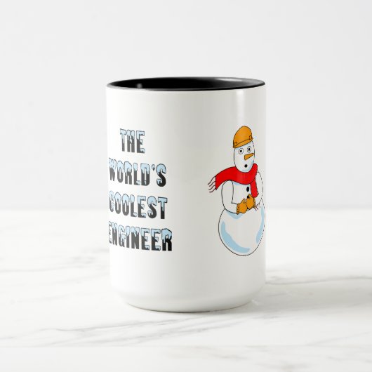 Koudste ingenieur Snowman Mok (Midden)