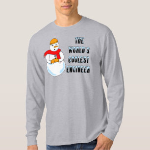 Koudste ingenieur Snowman T-shirt