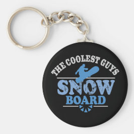 Koudste jongens Snowboard Sleutelhanger