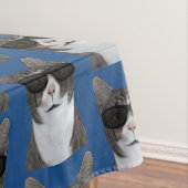 Koudste kat in de stad tafelkleed (Voorbeeld)